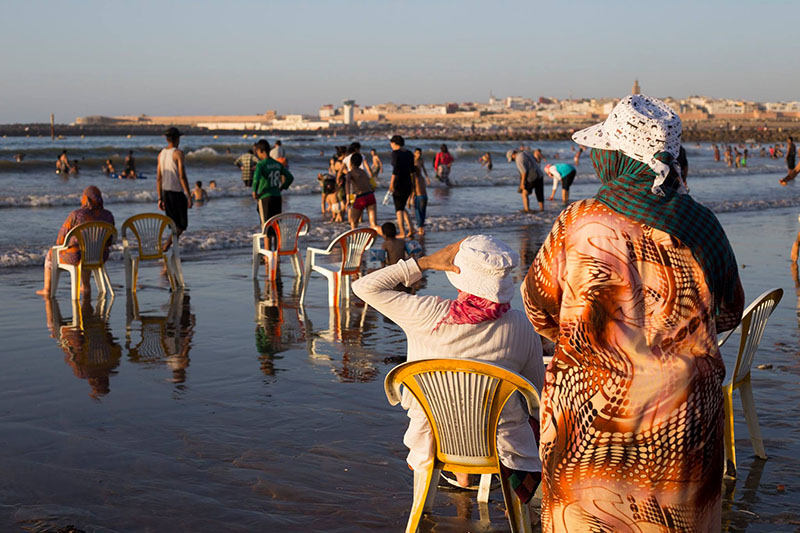 plage oudayas, beach, maroc, femmes, marocaines, vacances