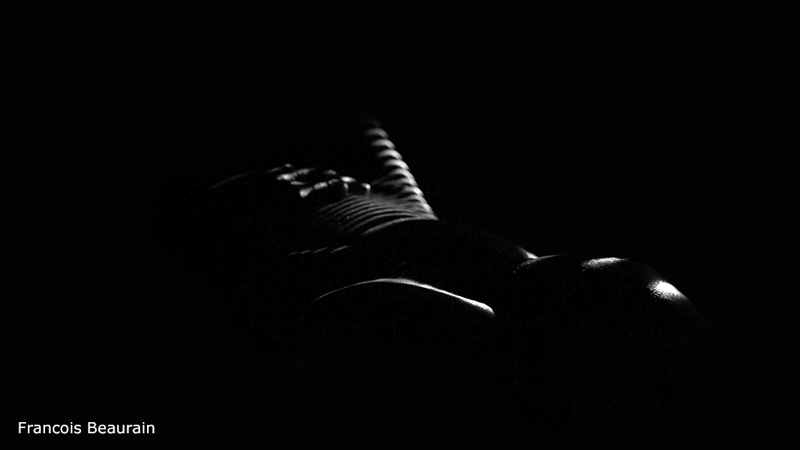 gif, strings, nude, body, projection, black and white